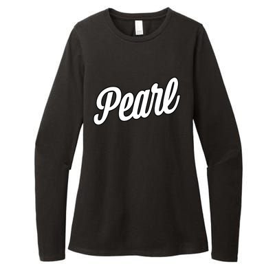 The Pearl Womens CVC Long Sleeve Shirt