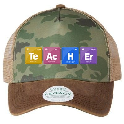Teacher Periodic Table Legacy Tie Dye Trucker Hat