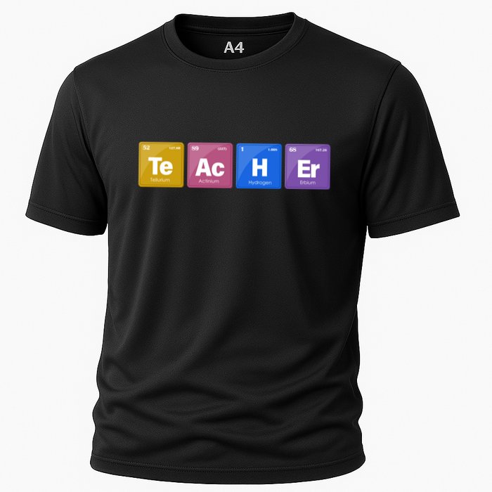 Teacher Periodic Table Cooling Performance Crew T-Shirt