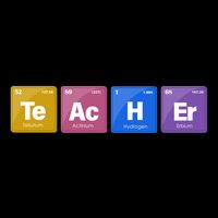 Teacher Periodic Table Drawstring Bag