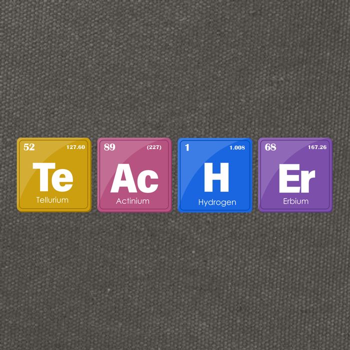 Teacher Periodic Table Cotton Canvas Backpack