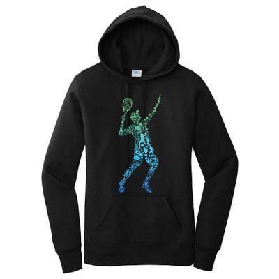 Tennis Player Women's Pullover Hoodie