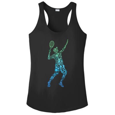 Tennis Player Ladies PosiCharge Competitor Racerback Tank