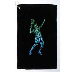 Tennis Player Platinum Collection Golf Towel