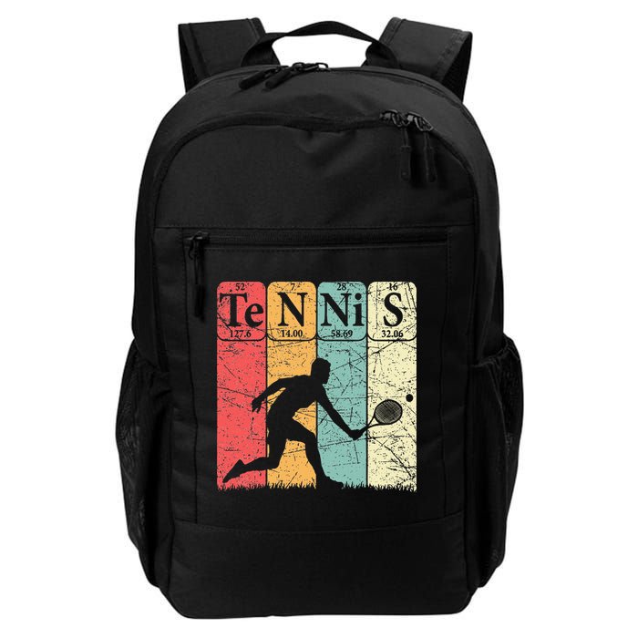 Tennis Periodic Table Elements Tennis Player Nerd Vintage Backpack