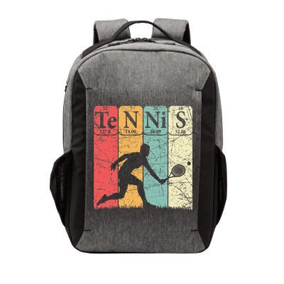 Tennis Periodic Table Elements Tennis Player Nerd Vintage Vector Backpack