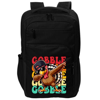 Thanksgiving Pilgrim Turkey Day Impact Tech Backpack