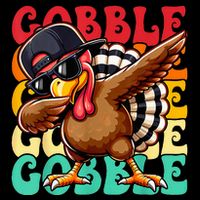 Thanksgiving Pilgrim Turkey Day 16 in Basic Backpack