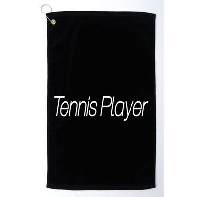 Tennis Player Golf Towel