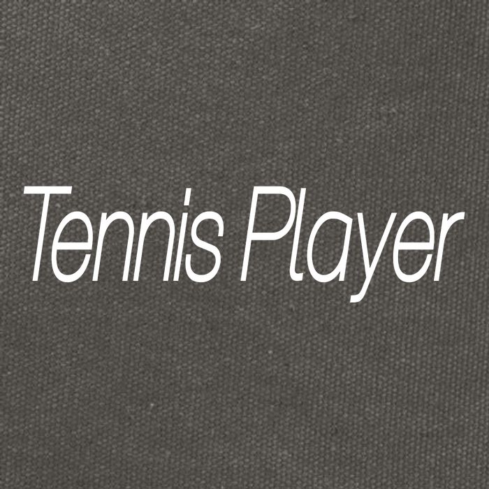 Tennis Player Cotton Canvas Backpack