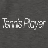 Tennis Player Vector Backpack