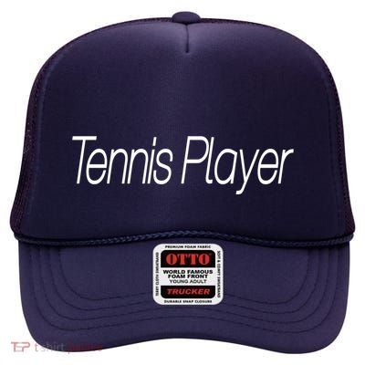 Tennis Player High Crown Mesh Back Trucker Hat