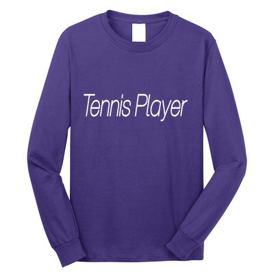 Tennis Player Long Sleeve Shirt