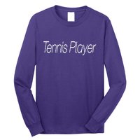 Tennis Player Long Sleeve Shirt