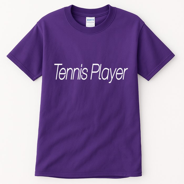 Tennis Player Tall T-Shirt