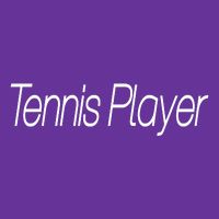Tennis Player Tall T-Shirt