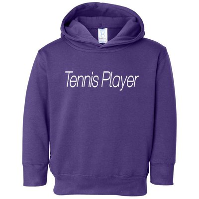 Tennis Player Toddler Hoodie