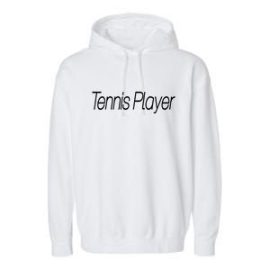 Tennis Player Garment-Dyed Fleece Hoodie