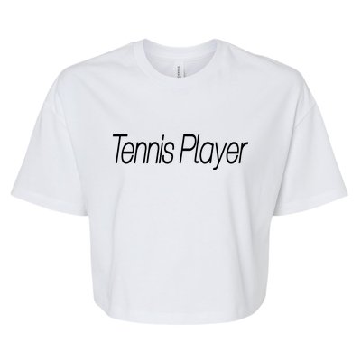 Tennis Player Bella+Canvas Jersey Crop Tee