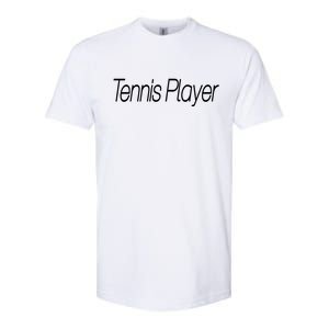 Tennis Player Softstyle CVC T-Shirt