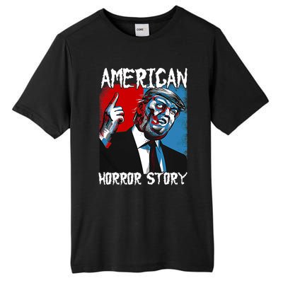 Trump President Usa Flag Halloween Horror Story Costumes Tall Fusion ChromaSoft Performance T-Shirt