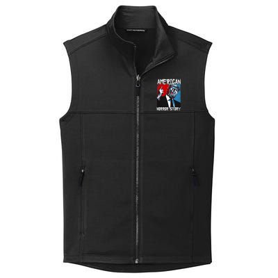 Trump President Usa Flag Halloween Horror Story Costumes Collective Smooth Fleece Vest