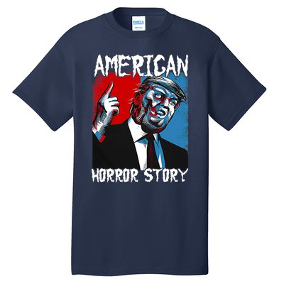 Trump President Usa Flag Halloween Horror Story Costumes Tall T-Shirt