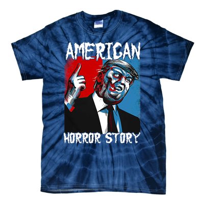 Trump President Usa Flag Halloween Horror Story Costumes Tie-Dye T-Shirt