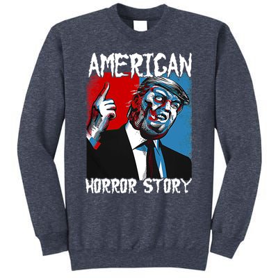 Trump President Usa Flag Halloween Horror Story Costumes Sweatshirt