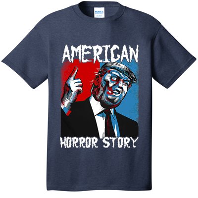 Trump President Usa Flag Halloween Horror Story Costumes T-Shirt