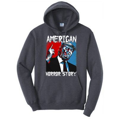 Trump President Usa Flag Halloween Horror Story Costumes Tall Hoodie