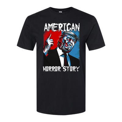 Trump President Usa Flag Halloween Horror Story Costumes Softstyle® CVC T-Shirt