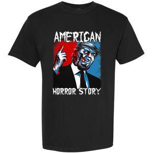 Trump President Usa Flag Halloween Horror Story Costumes Garment-Dyed Heavyweight T-Shirt