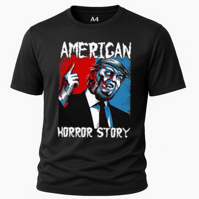 Trump President Usa Flag Halloween Horror Story Costumes Performance Shirt