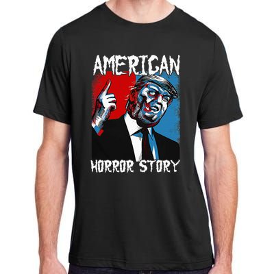 Trump President Usa Flag Halloween Horror Story Costumes Adult ChromaSoft Performance T-Shirt