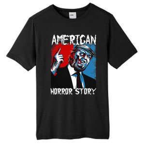 Trump President Usa Flag Halloween Horror Story Costumes Tall Fusion ChromaSoft Performance T-Shirt