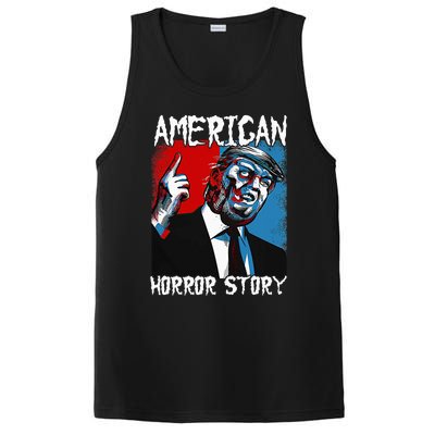 Trump President Usa Flag Halloween Horror Story Costumes PosiCharge Competitor Tank