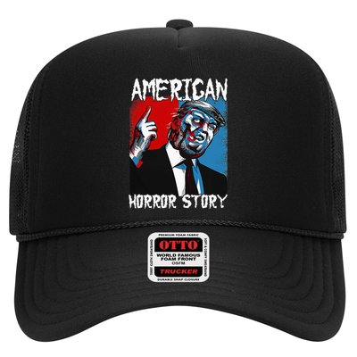 Trump President Usa Flag Halloween Horror Story Costumes Trucker Hat