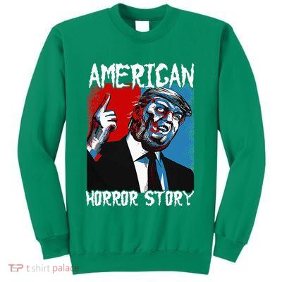 Trump President Usa Flag Halloween Horror Story Costumes Sweatshirt