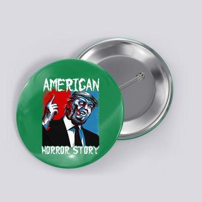 Trump President Usa Flag Halloween Horror Story Costumes Button