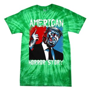 Trump President Usa Flag Halloween Horror Story Costumes Tie-Dye T-Shirt