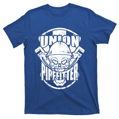 Tough Proud Union Pipefitter Workers Funny Gift T-Shirt