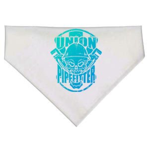 Tough Proud Union Pipefitter Workers Funny Gift USA-Made Doggie Bandana