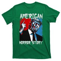 Trump President Usa Flag Halloween Horror Story T-Shirt