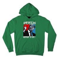 Trump President Usa Flag Halloween Horror Story Tall Hoodie