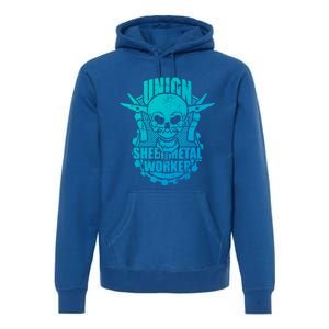 Tough Proud Union Sheet Metal Workers Gift Premium Hoodie