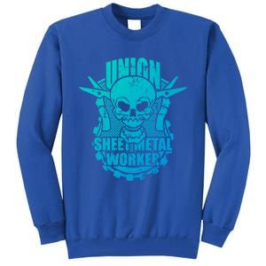 Tough Proud Union Sheet Metal Workers Gift Tall Sweatshirt