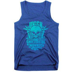 Tough Proud Union Sheet Metal Workers Gift Tank Top