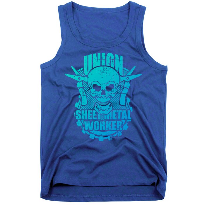 Tough Proud Union Sheet Metal Workers Gift Tank Top