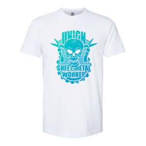 Tough Proud Union Sheet Metal Workers Gift Softstyle CVC T-Shirt